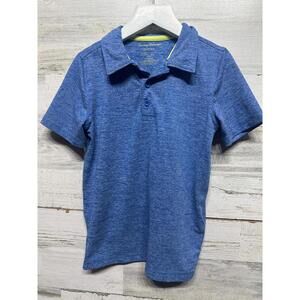 Tommy Bahama Active Drifit Performance Blue Polo Shirt - Boys Size Small 5/6 - V